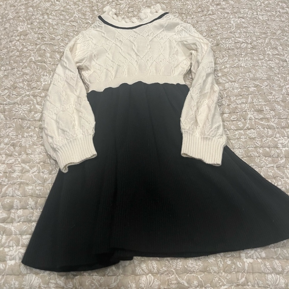Elegant Kids Formal Dress in Black and Cream Janie and Jack